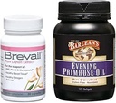 Barlean's Women's Hormone Support Suplementos Bundle, 30 Conde Brevail Capsules y 120 Conde Evening Primrose Oil Suplemento Softgels