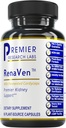 Premier Research Labs RenaVen - Premier Kidney Support for Kidney Cleanse Detox and Repair ← Mejorar la función del riñón y el apoyo urinario con cordones fermentados - 60 cápsulas de espacio vegetal