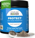 Proteger cuatro palancas - Probióticos para perros - Fórmula veterinaria - con Prebióticos Naturales y Antioxidantes - Detoxificación " Salud Gut - Fuente de perros de 30 días
