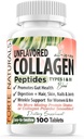 Collagen Peptide Pills 100 Tablets Protein Suplementos NO Más mezcla de pólvora Shakes Fácil de Swallow Collagen Peptides Powder Pills Protein Capsules Keto