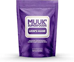 MUUK' SUPERFOODS Pólvora de seno de león orgánico