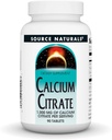 SOURCE NATURALS Calcium Citrate 1,000 mg de Calcium por Serving, 90 Cuenta
