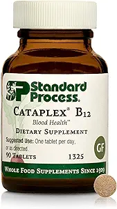 Standard Process Cataplex B12 - Vitamina B12 Suplemento para el apoyo a la salud de la sangre " Nervous System Function - B12 Suplemento de vitamina para el bienestar - Gluten-Free, Non-Dairy " Non-Soy - 90 Tablets
