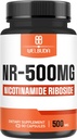 NAD+ Suplemento con Nicotinamide Riboside 500mg - Energía celular &amp; Reparación, envejecimiento saludable, bienestar - 90 cápsulas - 3 meses de suministro