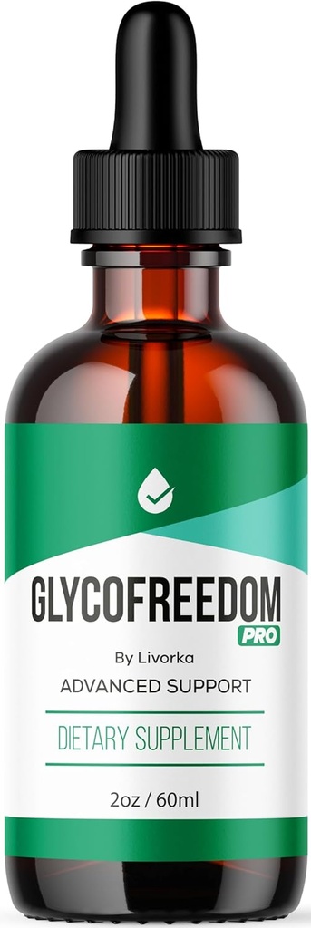 LIVORKA GlycoFreedom Drops Natural Support - GlycoFreedom Drops, Glyco Freedom, Glyco Freedom - 100% Natural, 2oz, 60ml, 1 Month Supply.