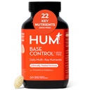 HUM Base Control Multivitamina para Mujeres con Vitamina C, Hierro, Biotina, Zinc, Complejo B, Multivitamina de Mujeres, 22 Vitaminas y Minerales Esenciales, Soporte para Pre-Menopause, Gluten Free, 30 cápsulas