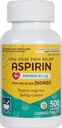 Rite Aid Aspirin Enteric Tablets - 81 mg Aspirina - 500 Cuenta - Baja dosis para el alivio del dolor de cabeza - Seguridad Coated - Aspirin Regimen - Medicina Migraña - Alivio del dolor