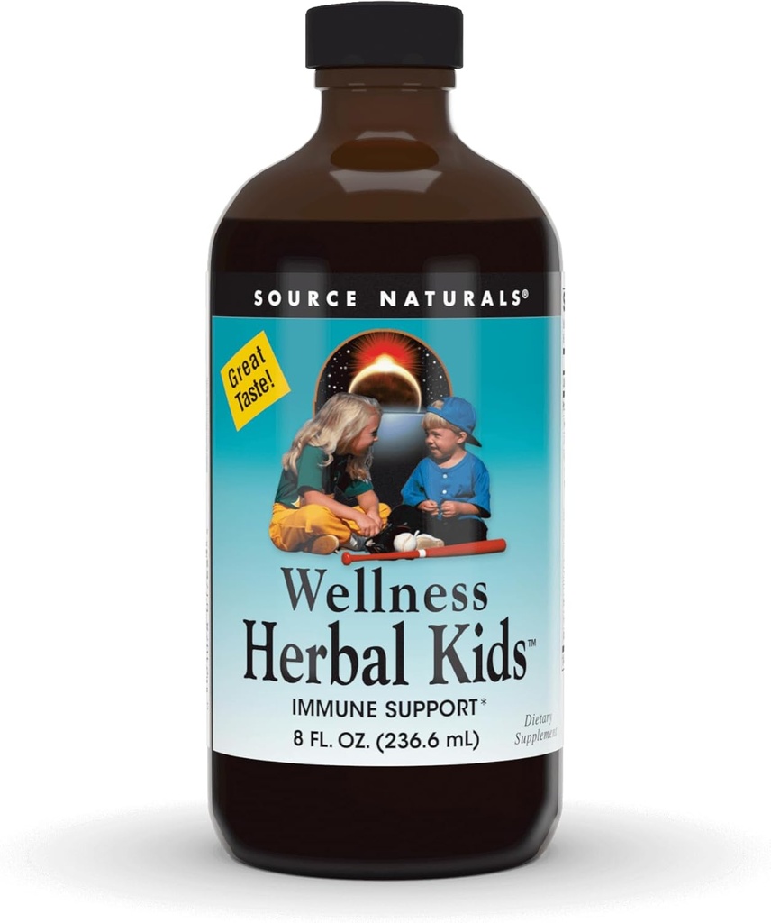 Fuente Natural Wellness Herbal Kids, para Immune System Support* - 8 Fluid oz