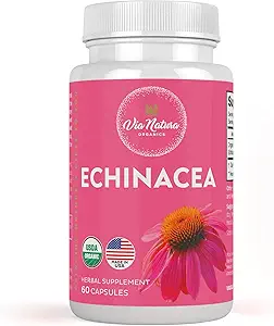 Echinacea Suplemento Silencio Natural " Orgánica Silencio 60 cápsulas