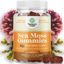 Natures Craft Irish Sea Moss Gummies for Women Men &amp; Kids - Immune Support Supplement with Irish Sea Moss, Bladderwrack & Burdock Root - Detox Gummies for Body Cleanse - 90 Chewable Gums