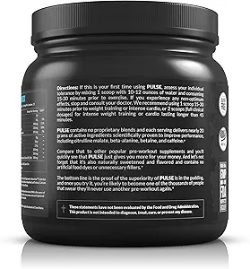 LEGION Athletics Pulse Pre-Workout Suplemento - Smooth Energy Rush