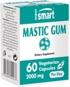 Supersmart Mastic Gum Suplemento 2000mg por día - Natural Mastic Tree Extract for H. Pylori ← No Gluten Libre - 60 cápsulas vegetarianas