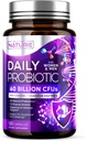 Construido por Nature Probiotic for Women &amp; Men – 60 Billion CFU, 10 Strains + Prebiotics & Digestive Enzymes – Apoya Digestive, Immune, Reduce Gas " Bloating – Shelf Stable, Non-GMO - 120 Capsules