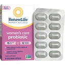 Renovar las cápsulas probióticas de las mujeres de la vida, apoya el equilibrio de pH para las mujeres, vaginal, urinaria, digestiva e inmunitaria, L. Rhamnosus GG, lácteo, soy y libre de gluten, 15 millones de UC - 30 Ct