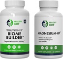Constructor de bioma saludable Gut Tributyrin-X, 90 Softgels y Magnesium-HP, 60 cápsulas