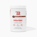 TB12 Powder de proteína con base vegetal por Tom Brady, 24g de Pea Vegan Protein, Bajo Azúcar, Baja Carb, No GMO, Reemplazo de Comida, Keto Friendly, Paleo, Libre de Azúcar, Sabor de Chocolate (30 Servimientos/2,25 libras)