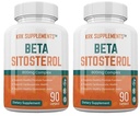 2 Botellas Beta Sitosterol 800mg Por Serving 180 Total Capsules Prostate Support