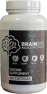 All-in-One Nootropic Supplement for Men & Women | Caffeine-Free Focus with L-Theanine & Phosphatidylserine (120 Count)