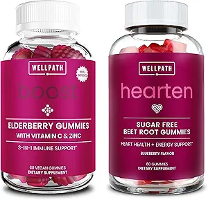 WellPath Boost Elderberry Gummies with Zinc + Beet Root Gummies, 60 Ct Cada