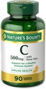 La vitamina C de la naturaleza, soporte para un sistema inmunológico saludable, 500 mg vitamina C con Rosehips, 90 tabletas chewable