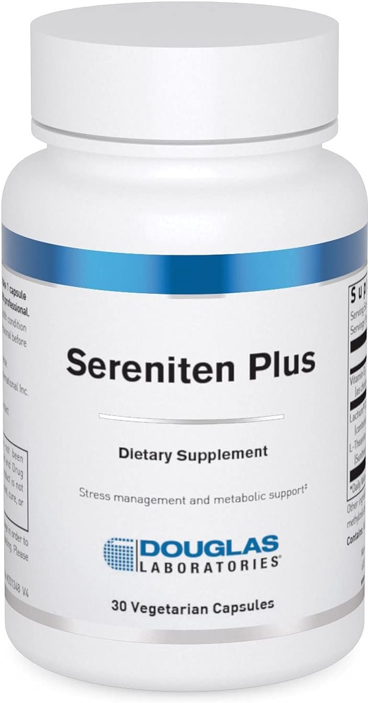 Douglas Laboratories Sereniten Plus ← apoya el metabolismo, la gestión del estrés, el sueño y la regulación del cortisol TEN 30 cápsulas