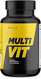 Multi VIT by HTLT ← Multivitamina completa para hombres y mujeres ← Energía diaria e inmunidad Suplemento Silencio con minerales y antioxidantes para la recuperación del músculo, (90 cápsulas)