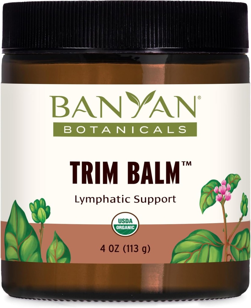 Banyan Botanicals Trim Balm - Certified Organic, 4 oz - Chitrak y Guggulu aumenta el metabolismo