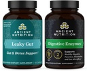 Antigua Nutrición Leaky Gut Capsules, 60 Conde + Enzimas Digestivos Capsules, 90 Conde