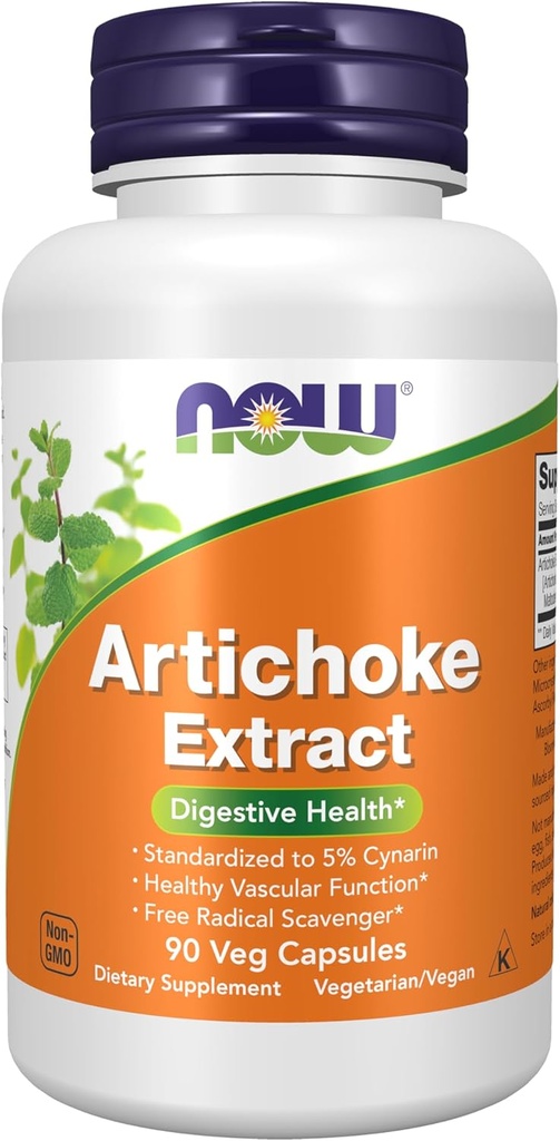 Ahora Foods Artichoke Extracto 450mg, Veg-capsules, 90-Count