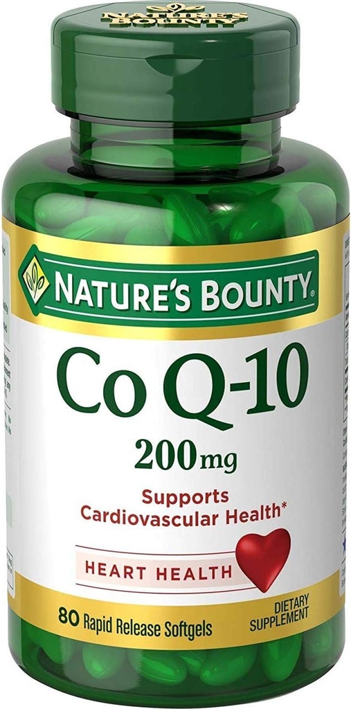 Bounty Co Q-10 Extra Strength 200 mg Softgels 80 ea (Pack of 3)