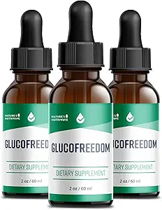 GlucoFreedom Supplement Drops – Plant-Based Liquid Blend with Astragalus & Grape Seed – Non-GMO, GMP-Certified, Made in USA – 2oz, 60ml, 3 Month Supply