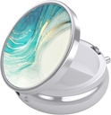 Nipichsha Pill Box, Small Pill Case for Purse & Pocket, Cute Travel Medicine Organizer, Portable Medicine Container Holder to Hold Vitamins, Medication, Fish Oil &amp; Supplements, Teal Ocean