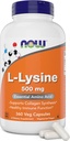 Ahora L-Lysine 500 mg, 360 cápsulas vegetarianas