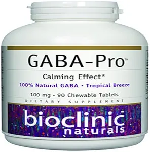 GABA - Pro - Natural 90 Tablas Chewable por Bioclinic Naturals