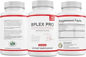 MTHFR de Blend avanzado con 1000 mcg Quatrefolic. 1500 mcg Metilcobalamina con Aminoácidos para Ayuda en Detox. Factor intrínseco para la absorción B12. 60 cápsulas de verduras.