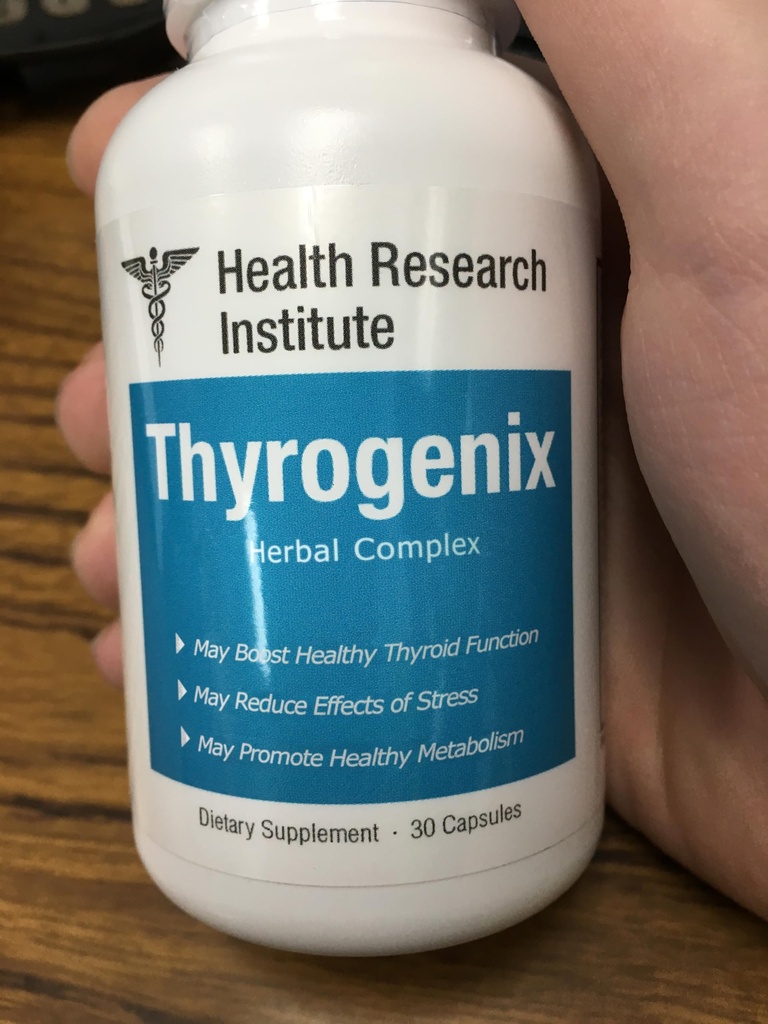 Thyrogenix - Suplemento de la función tiroidea - 2 botellas-60 cápsulas - Glands Adrenal Soporte de equilibrio armónico (2)