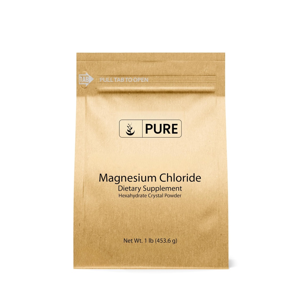 Pure Original Ingredients Magnesium Chloride (1 lb), Eco-Friendly Packaging, Crystal Powder, Magnesium Supplement