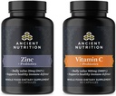 Vitrina antigua Zinc 30 Cuenta + Vitamina C (60 Cuenta)