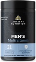 Ancient Nutrition Multivitamin for Men, Multi Men's, Vitamin D, C, E, B12, Zinc, Magnesium, Supports Healthy Immune System and Bone Health, 90 Ct