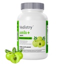 Amla+ Fruta Extracto Suplemento TENIDO 1100 mg de Gooseberry Indio Tabletas con Pimienta Larga Ø Vitamina Natural C " Antioxidantes para Apoyo Inmunitario, Vitalidad " Wellness TEN 60 Tablas Vegan