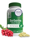 Salud Thru Nutrition Berberine HCl 500mg 60 Servings ← Clínica Strength Suplemento Silencio Certified Vegan ← Non-GMO ← Soy Free ← 3rd Party Tested