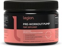 LEGION Pre Workout Pump - Suplemento Arginine Boosts Producción de óxido nítrico - Booster de óxido nítrico ayuda a aumentar la fuerza " resistencia, promueve la eficiencia muscular mejorada (Desarrollado, 30 servicios)