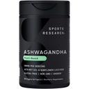 Sports Research® Ashwagandha Softgels with Coconut MCT Oil - Natural Adaptogen Made with Shoden® Ashwa for Relaxation, Calm &amp; Sleep Support - Gluten Free & Vegan Friendly - 60 Count
