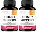 Sandhu's Kidney Cleanse Detox &amp; Repair Support Suplemento para Hombres y Mujeres que viven con Cranberry Extract Silencio ayuda a apoyar Kidney & Urinary Tract Health ← 60 Vegetarian Capsules (Pack of 2)