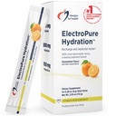 Diseños para Empaquetaduras de Hidratación ElectroPure, Sabor Clementine - Electrolitos Polvo con Vitamina C, Magnesio, Zinc y Potasio - con Sweetener de Fruta Stevia y Monk (14 Stick Packets)