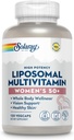 SOLARAY Multivitamina Liposomal para Mujeres 50 Plus, Ausorción Mejorada con Hierro, Vitamina D, Vitamina C, B12, Biotina &amp; Más, Apoyo Inmunitario &amp; Bone Health, Vegan, 60 Servimientos, 120 VegCaps