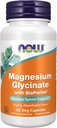 AHORA Alimentos Suplementos, Magnesio Glycinate con BioPerine, 60 Veg Capsules