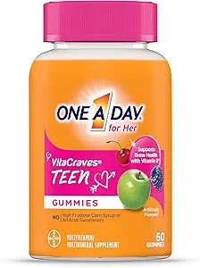 UNA DÍA Adolescente para sus Gummies Multivitamínicos, Gummy Multivitaminas con Vitamina A, C, D, E y Zinc para Immune Health Support, Energía Física &amp; Más, 60 Cuenta (Pack of 2)