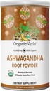Orgánica Veda Ashwagandha Root Powder, 16oz - 100% Puro & Natural Ashwagandha Powder Suplemento, Withania Somnifera - Mejora la humedad, resistencia, apoyo inmunidad, energía - Vegan, no GMO