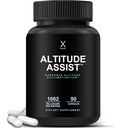 Altitude Assist - Prevención de la enfermedad de Altitud - Alivio para los Deportes de Montaña (Esquiar, Snowboarding, Escalada) - No GMO, Vegan, Keto - Fórmula para la Acclimación, Altitud Sickness Suplemento - por HumanX